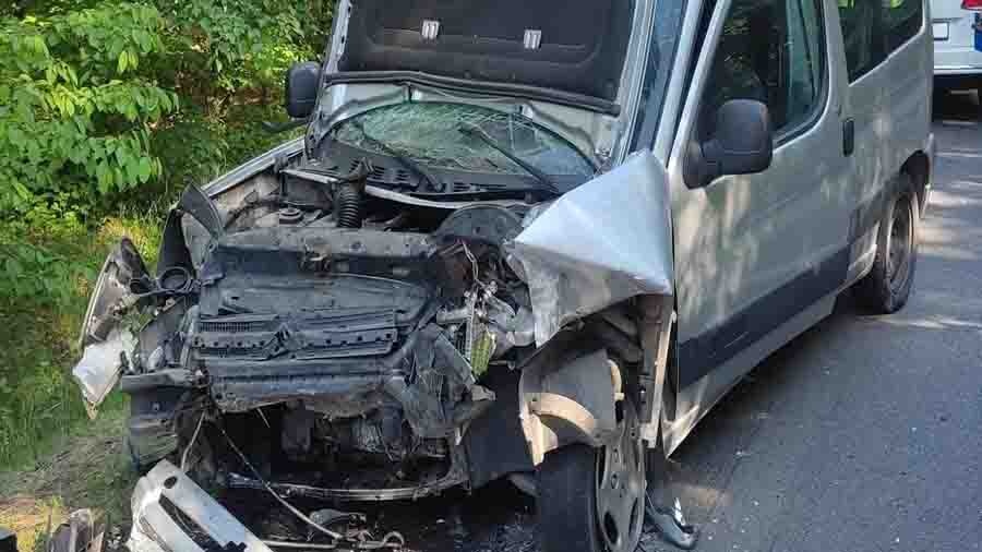 Wypadek na drodze wojewódzkiej 473 w miejscowości Rzuchów