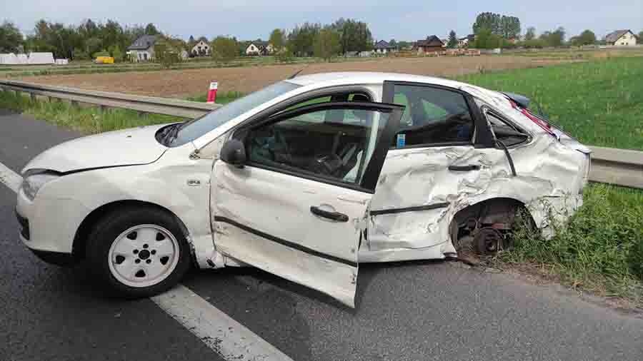 Wypadek drogowy na DK92 w miejscowości Mariampol