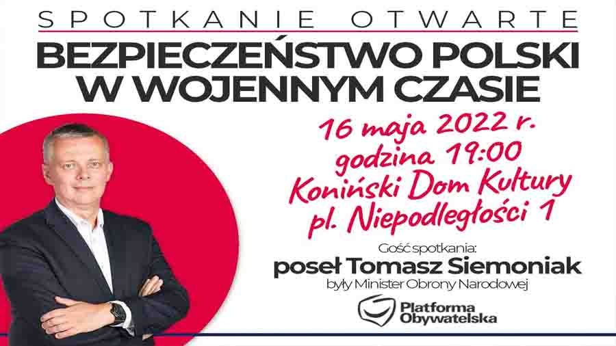 Tomasz Siemoniak w Koninie