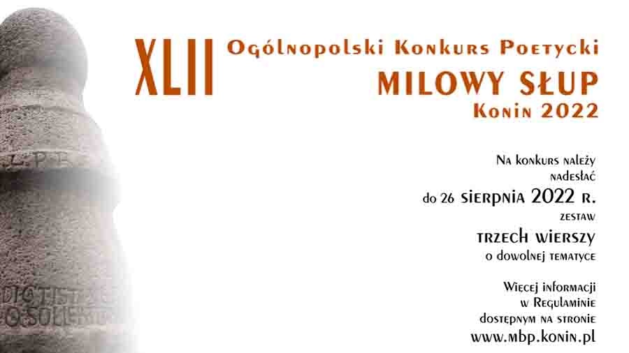 XLII Ogólnopolski Konkurs Poetycki Milowy Słup