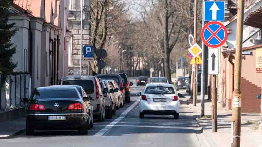 Zmiana organizacji ruchu w starym Koninie