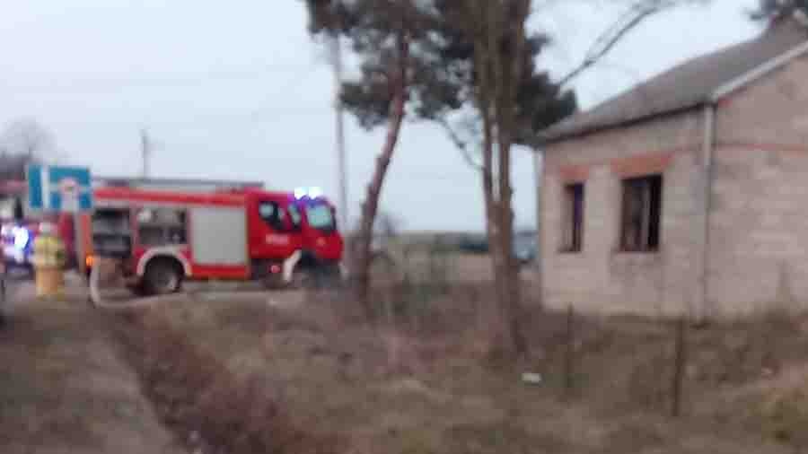 Pożar w miejscowości Przybyłów