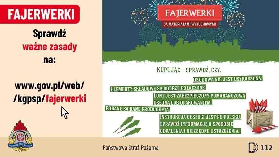 Ostrożnie z fajerwerkami