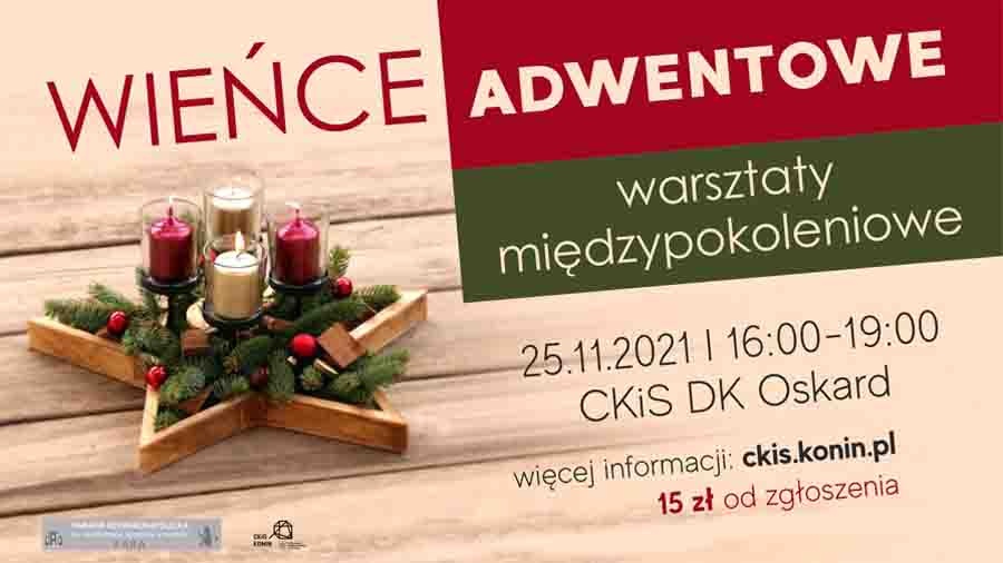 Wieńce adwentowe - warsztaty oraz konkurs