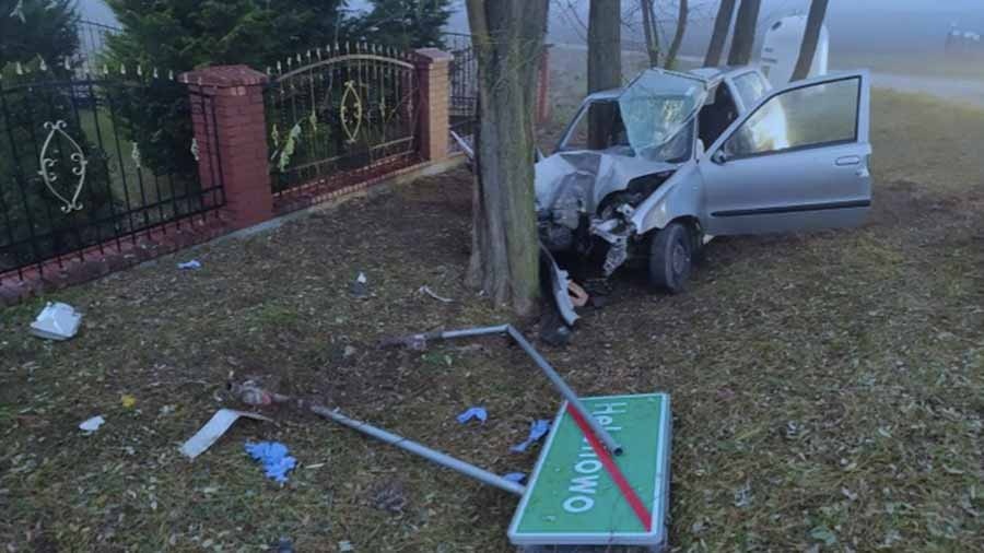 Wypadek w Helenowie