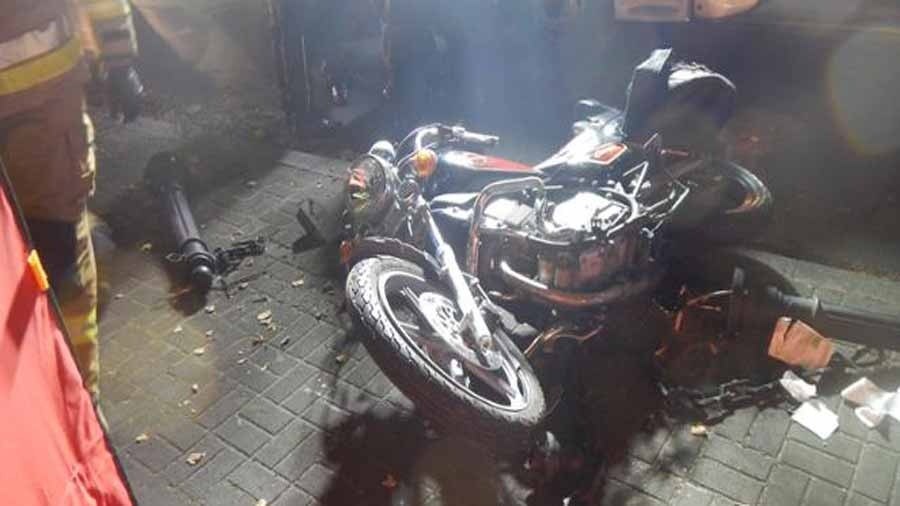 Wypadek motoroweru w miejscowości Koło