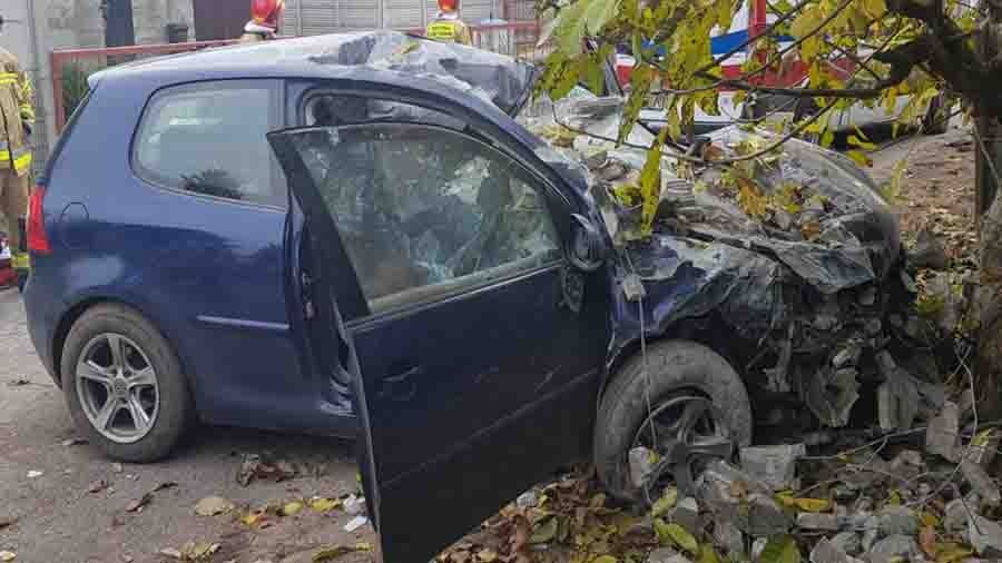 Wypadek drogowy w miejscowości Okoleniec