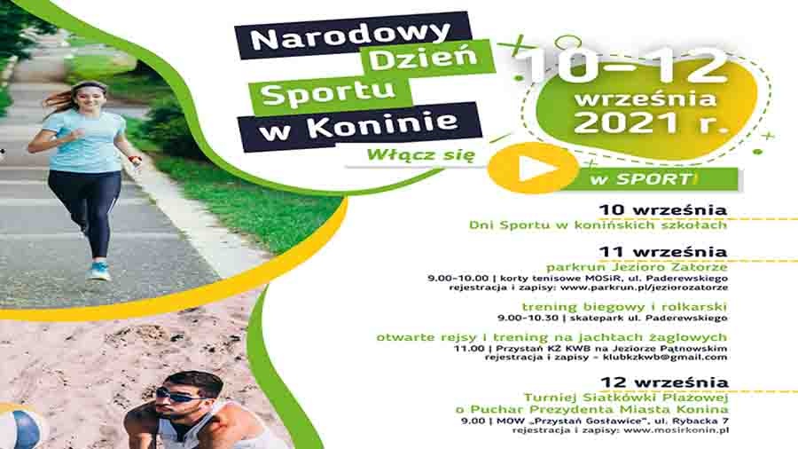 Ćwiczymy razem! Narodowy Dzień Sportu w Koninie