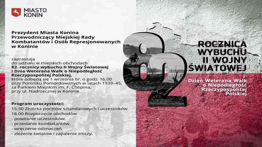 Konin upamiętni rocznicę wybuchu II wojny światowej