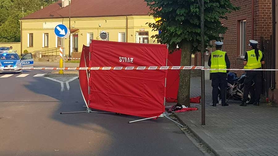 Śmiertelny wypadek, nie żyje motocyklista