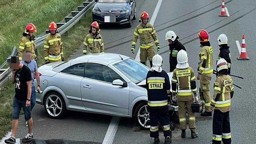 Niebezpieczne zdarzenie na A-2