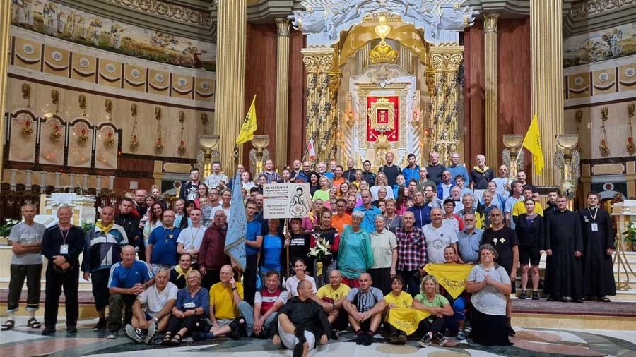 Licheń. 40. Kaszubska Piesza Pielgrzymka z Helu na Jasną Górę
