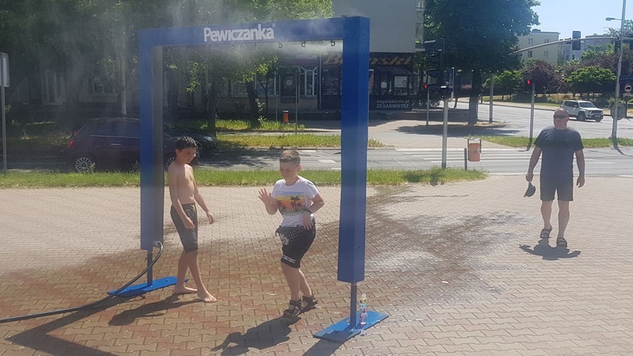 Kurtyny wodne dla ochłody
