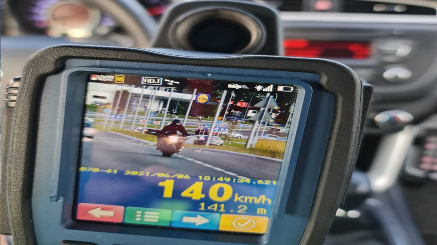 Pościg za motocyklem