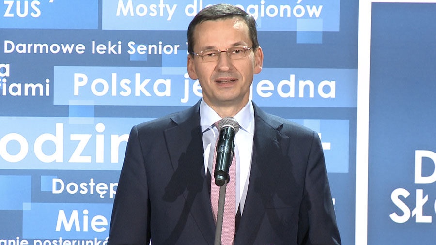 Premier Morawiecki w powiecie tureckim