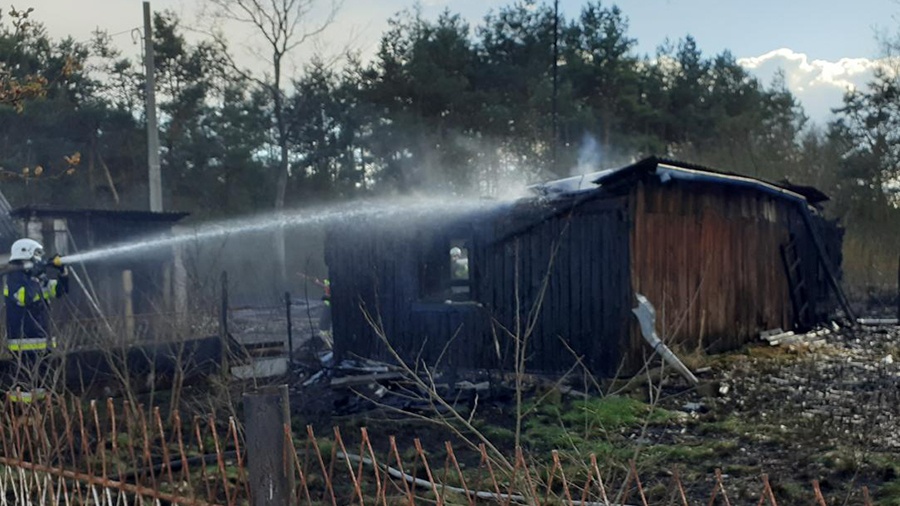 Pożar pustostanu