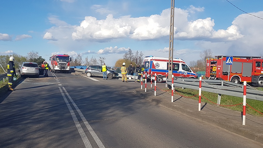 Wypadek w miejscowości Osiecza Pierwsza