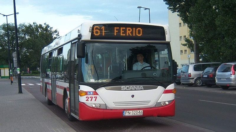 Autobusem MZK z Konina do Lichenia