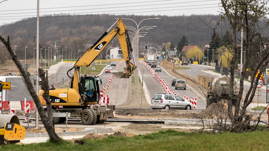 Prace na Kleczewskiej trwają