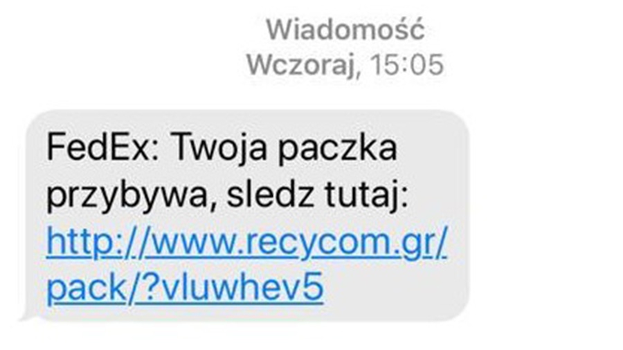 Uwaga na sms-y od oszustów