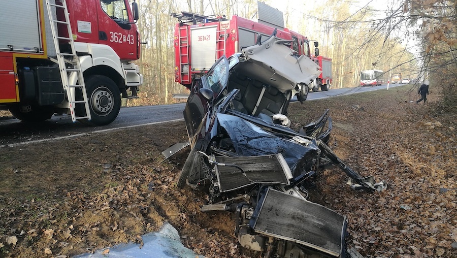 Wypadek na DK nr 264 w Smuczynie