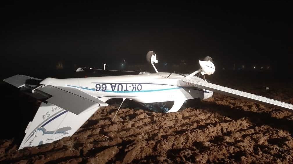 >Wypadek awionetki koło Rumina
