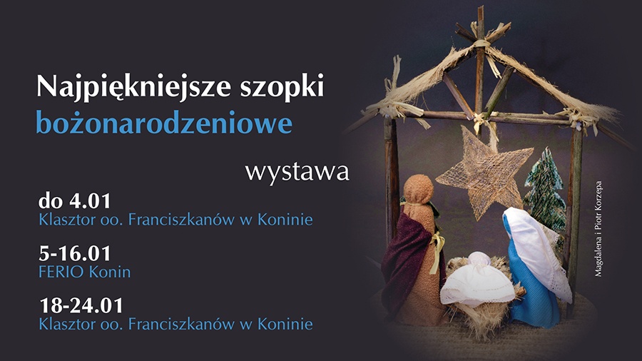 Najpiękniejsze szopki bożonarodzeniowe w klasztorze Franciszkanów