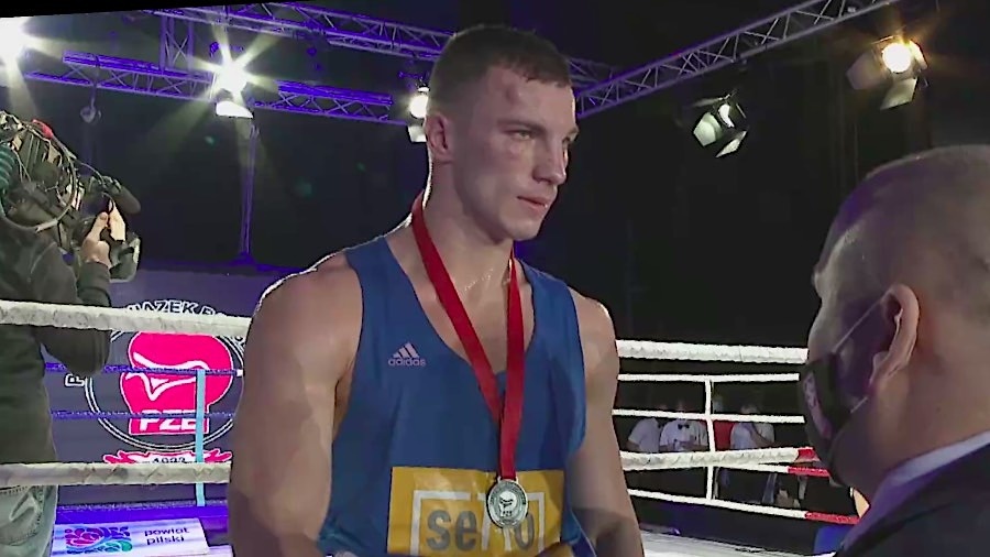 Mateusz Goiński wicemistrzem Polski w boksie olimpijskim