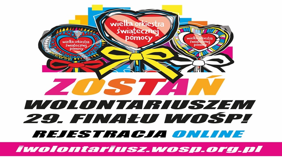 Zostań wolontariuszem 29. Finału WOŚP