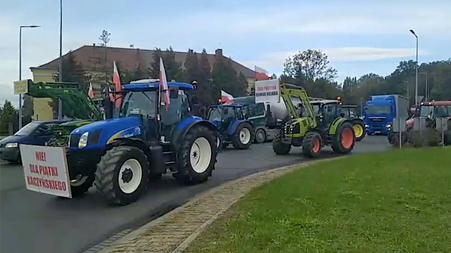 Protestują rolnicy w całym kraju, także w Turku