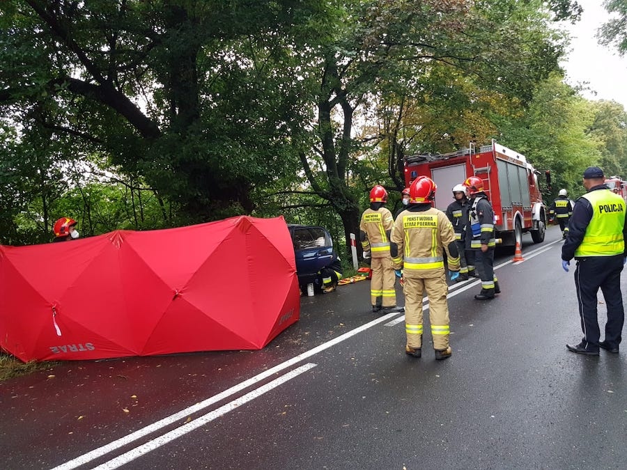 Wypadek w Zagórowie