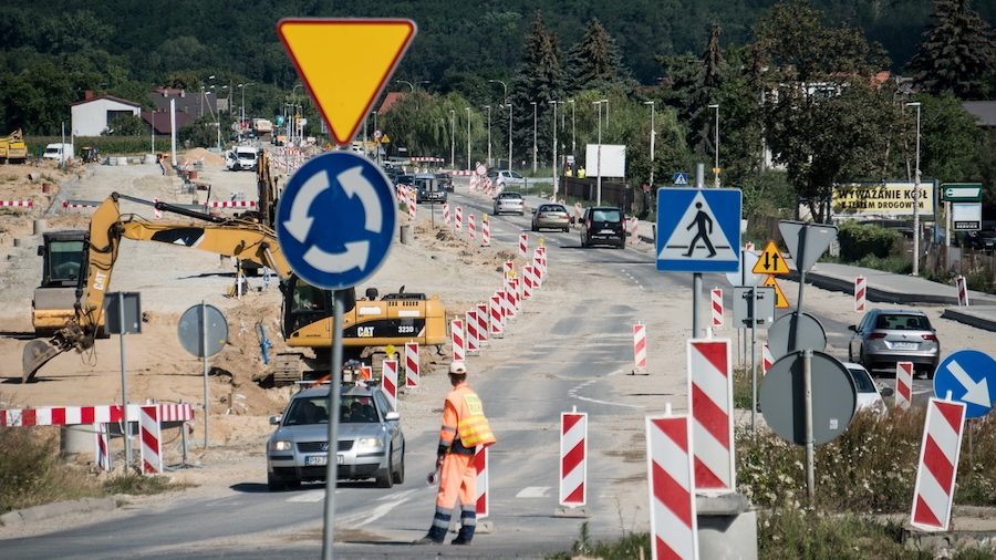 Intensywne prace na Kleczewskiej