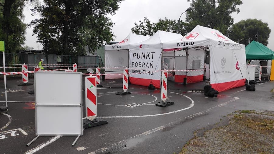 Mobilny punkt pobrań jest w Koninie