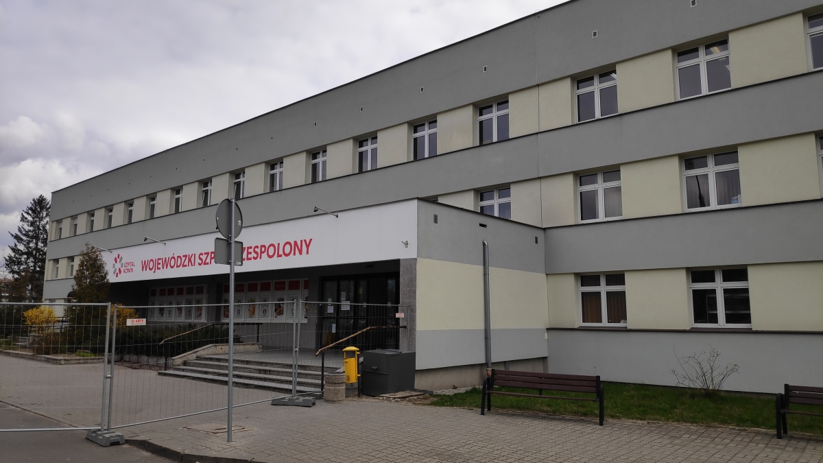 4 oddziały zamknięte w konińskim szpitalu
