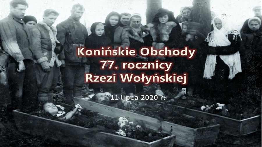 Upamiętnią rocznicę wydarzeń na Wołyniu Konińskie Obchody 77.
