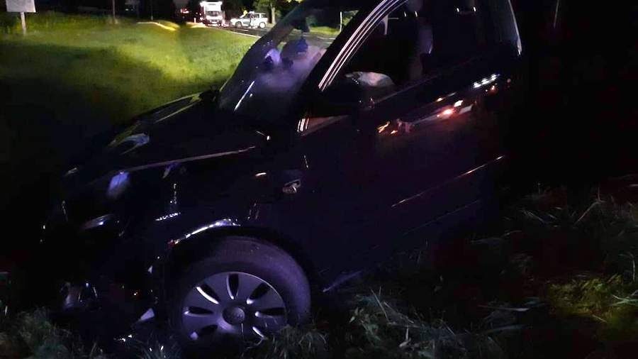 Wypadek drogowy w miejscowości Kościelec