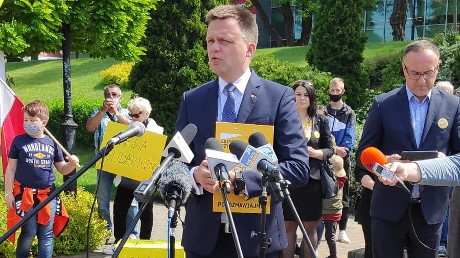 Szymon Hołownia w Koninie