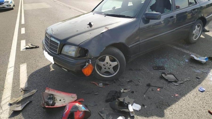 Wypadek drogowy w miejscowości Kościelec