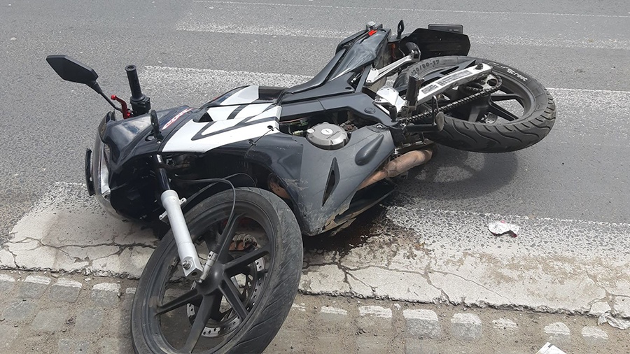 Wypadek w starym Koninie