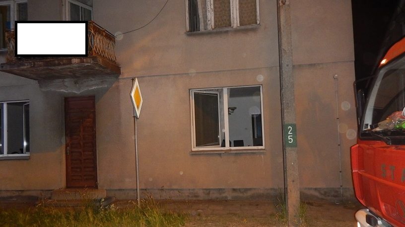 Wybuch gazu w budynku mieszkalnym w Dąbiu
