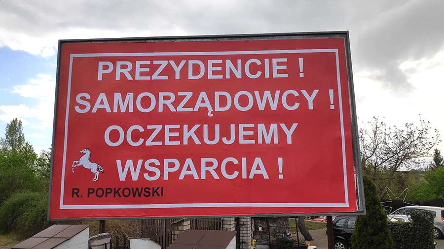 Billboardowy apel do prezydenta