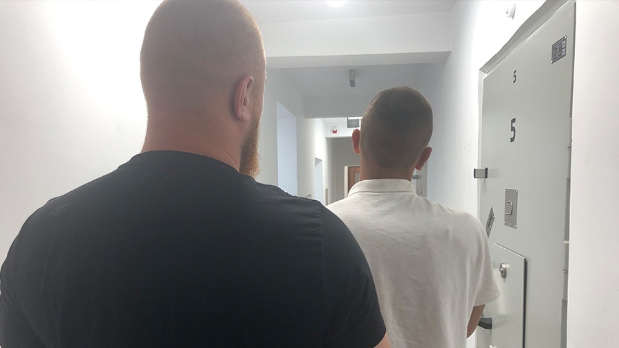 23-letni wandal z paku zatrzymany przez policjantów