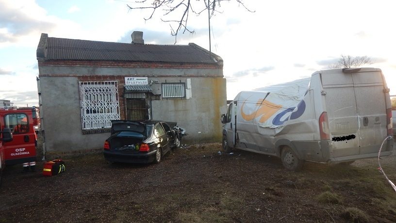 Wypadek w Złotej