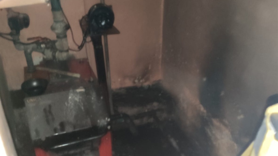 Pożar budynku mieszkalnego w Grabinie