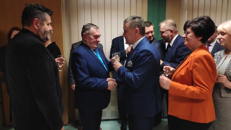 Noworoczne spotkanie w starostwie