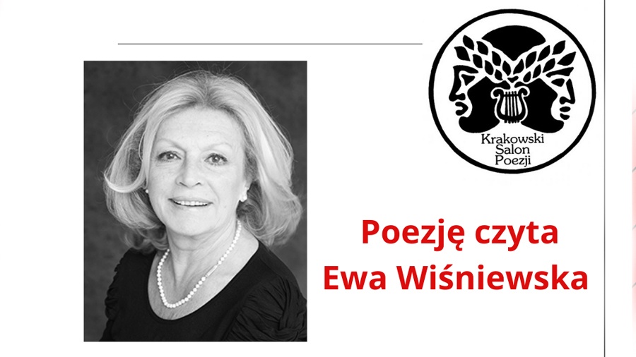 Ewa Wiśniewska czyta poezję w Salonie