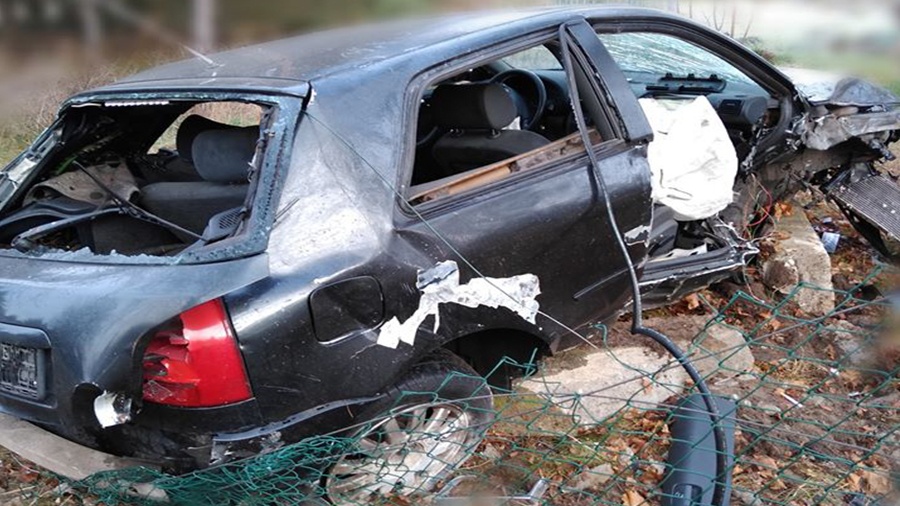 Wypadek w Golinie, 22- latek w szpitalu