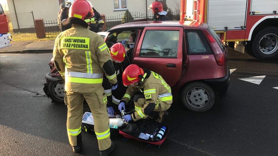 Wypadek w Młodojewie