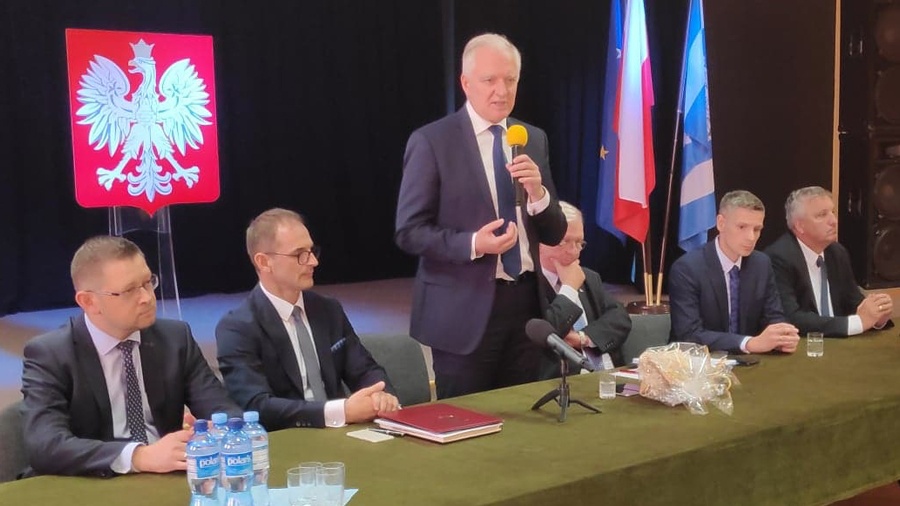 Jarosław Gowin spotkał się z samorządowcami