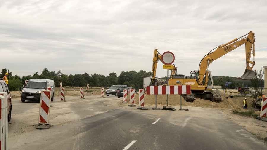 Przebudowa Kleczewskiej zgodnie z harmonogramem